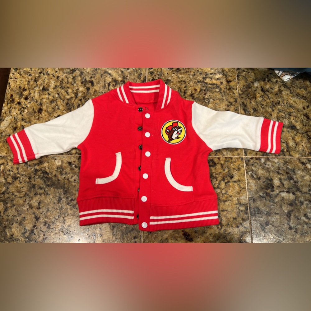 Bucees Letterman Jacket 0-3 NWOT